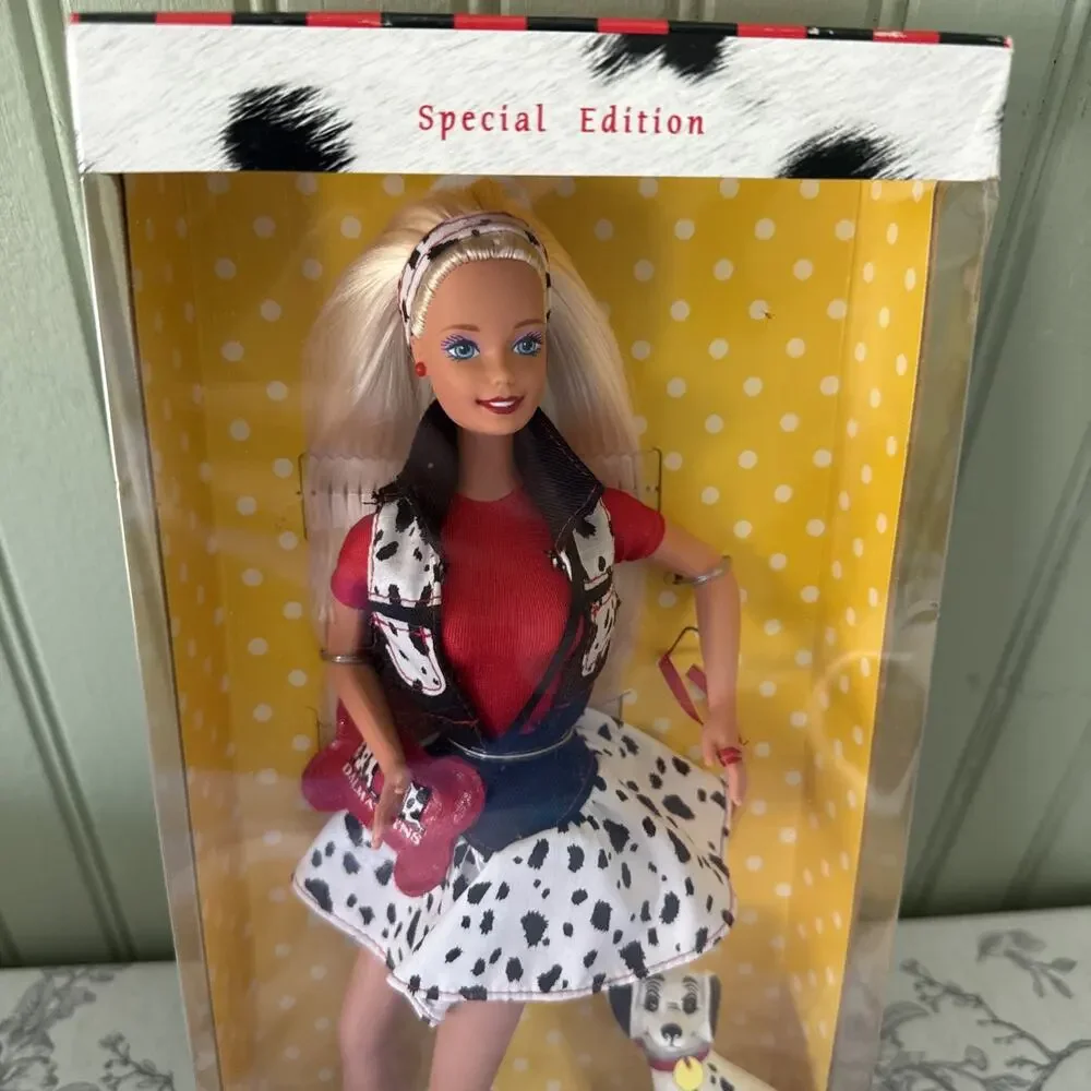 Vtg Mattel Barbie 101 Dalmatian Special Edition Fashion Doll 12